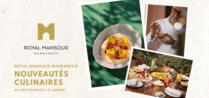 Pop up Le Jardin Royal Mansour Marrakech